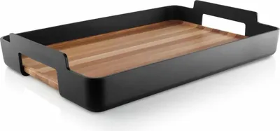 Immagine prodotto di Eva Solo Tablett Nordic Kitchen, Serviertablett, Bambus, Kunststoff, Black, 35 x 50 cm, 520446