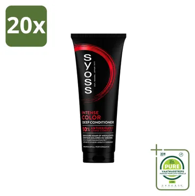 Immagine prodotto di 20 confezioni di balsamo intensivo colorante Syoss per capelli colorati - 250 ml - confezione grande - 20 pezzi
