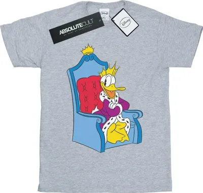 Produktbild von Disney - "Donald Duck King Donald" T-Shirt für Damen BI36973 (3XL) (Grau)