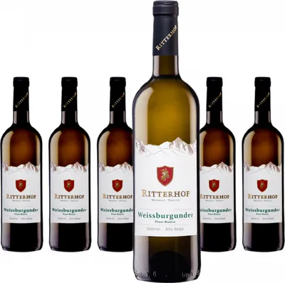 Produktbild von 6 x Ritterhof Weißburgunder DOC Ritterhof Südtirol
