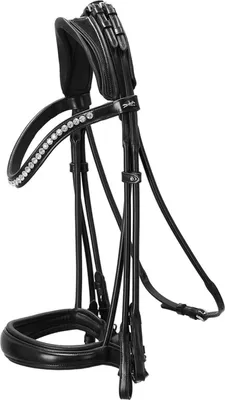 Produktbild von Schockemöhle Sports Kandare Kensington Kandarenzaum Black/Silver VB