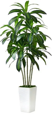 Obrázok produktu pre Umelá palma 150 cm, zelená, s kvetináčom