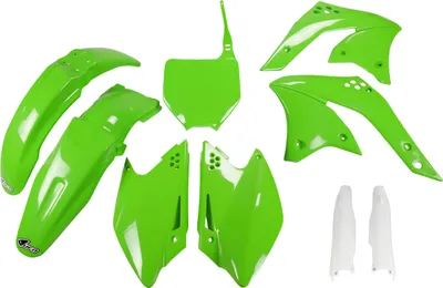 Produktbild von Ufo Kawasaki Kxf 250 2008-2008 Kakit210f-026 Fork Protectors & Plastikbausatz    One Size