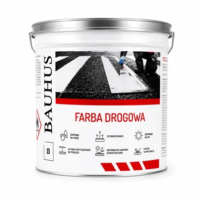 Produktbild von Markierungsfarbe Fahrbahnmarkierung Blau BAUHUS 2,5 l für Asphalt, Beton und Parkplätze