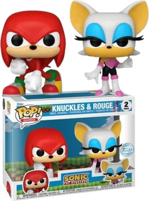 Obrázek produktu pro Funko Pop! Sonic The Hedgehog - Knuckles & Rouge 2-Pack (Exclusive)