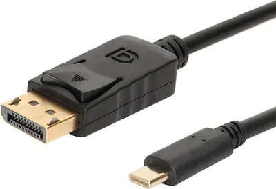 Produktbild von 3m USB-C auf DP Stecker Kabel Displayport Adapterkabel PC Computer Monitor Vergoldet