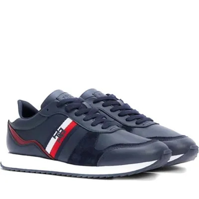Produktbild von Tommy Hilfiger Herren Sneaker FM0FM04714 DW5 Farbe: Blau Größe: 43