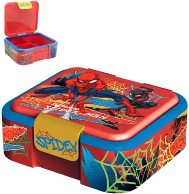 Zdjęcie produktu dla Pojemnik na lunch dla dzieci Spiderman - pojemnik na lunch szkolny