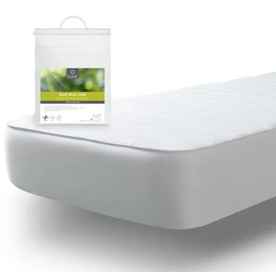 Obrázok produktu pre Ochranný poťah na matrac, 80x200 cm, s ochranou proti roztočom, vhodný pre alergikov