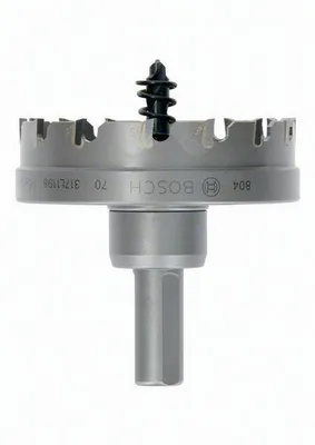 Immagine prodotto di Sega a tazza in carburo Bosch Professional Precision per lamiere (acciaio inossidabile, Ø 70 mm, accessorio per trapano)
