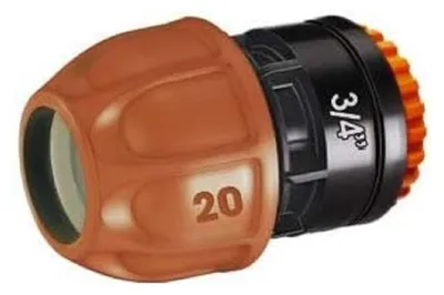 Immagine prodotto di Claber Raccordo Femmina Ø 20mm Filetto 3/4" - 1/2" 90320