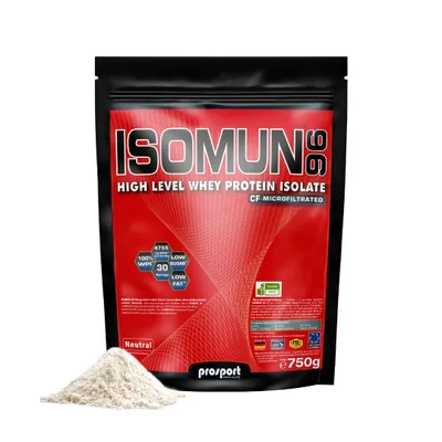 Produktbild von Prosport ISOMUN® 96, 750g Beutel – Whey Protein Isolat, 90,0 % Eiweiß, CFM-gefiltert, laktosearm, zuckerfrei, neutraler Geschmack