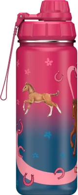 Image de Step by Step bouteille d'eau Stainless Steel Trinkflasche Wild Horse pourpre