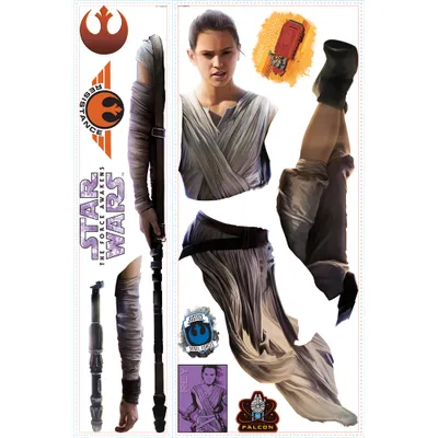 Produktbild von Wandsticker Star Wars Erwachen der Macht Rey