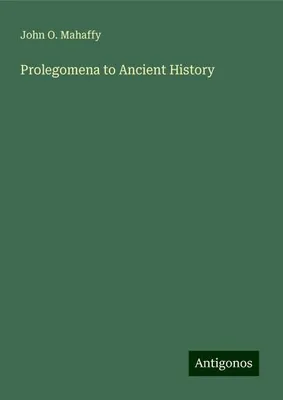 Produktbild von Prolegomena to Ancient History