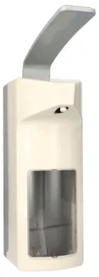 Image de Body Products Distributeur mural 32 cm x 10,5 cm x 21 cm blanc plastique 1000 ml, levier à bras long 93048