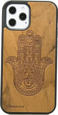 Productafbeelding van HAMSA IMBUIA houten hoesje voor iPhone 12 Pro Max