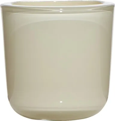 Produktbild von INNA-Glas Kerzenhalter Nick aus Glas, beige, 13cm, Ø14cm - Kerzenglas