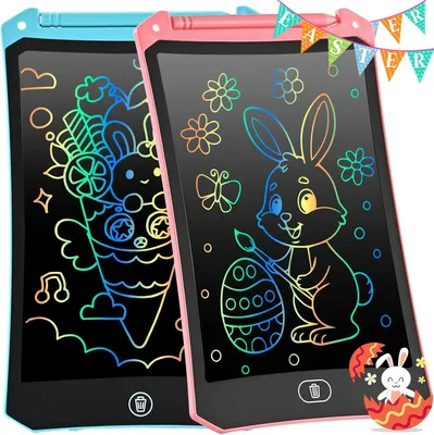 Produktbild von [2 Stück] RaceGT 8,5-Zoll LCD-Schreibtablet für Kinder, farbiges Zeichenbrett und Kritzelbrett