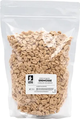 Produktbild von Erdnüsse, ungesalzen, geröstet, ohne Salzzusatz, geröstete Nüsse, 1kg