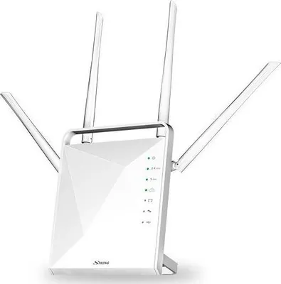 Produktbild von Strong 1200, Wi-Fi 5 (802.11ac), Dual-Band (2,4 GHz/5 GHz), Ethernet/LAN, Weiß, Tabletop-Router