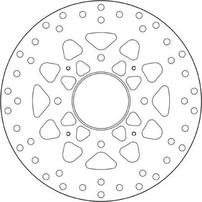 Produktbild von BREMBO Bremsscheibe für HONDA MOTORCYCLES VFR 256mm 68B407M6