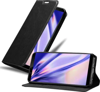 Obrázek produktu pro Cadorabo Case for Vivo Y71 Protective Case in Black Pouzdro na mobilní telefon s magnetickým zavíráním