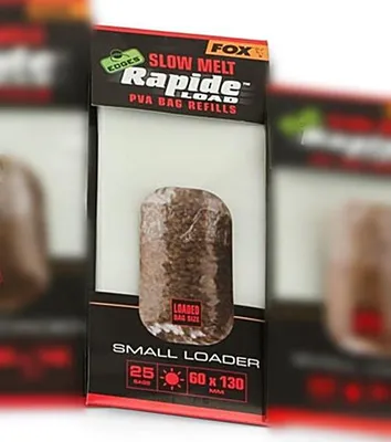 Produktbild von Fox Edges Rapide Refills Slow Melt - PVA Beutel, Größe/Packungsinhalt:60x130mm - 25 Stück