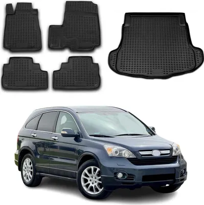 Zdjęcie produktu dla Wykładzina bagażnika do Honda CR-V 2007-2012 gumowa TPE czarna