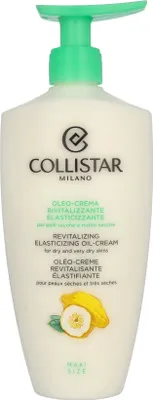 Produktbild von Collistar Revitalizing Elasticizing Oil-cream, Creme, Frauen, Aufhellend, Elastizität, Reparatur, Revitalisierend, trockene Haut, Sehr trockene Haut, 400 ml, Pumpenflasche