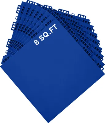 Image de SucceBuy Dalles Dryland pour le hockey - 8 tapis de sol emboîtables (12 x 12 pouces). Une surface d'entraînement polyvalente, idéale pour le tir, également excellente comme dalles de danse