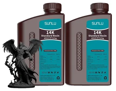 Produktbild von 3D-Druckerharz, Ultra-Präzision, Schnelle Aushärtung, ST14K Schwarz
