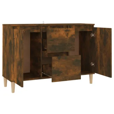 Produktbild von Möbel Sideboard - praktischem Design - Wohnzimmerschrank - Kommde für Flur - Räuchereiche 103,5x35x70 cm Holzwerkstoff Top7769587