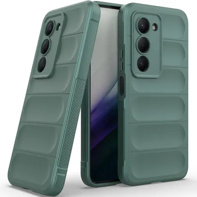 Obrázek produktu pro Pouzdro pro Xiaomi Redmi 15 5G/4G Měkké TPU Silikonové Nárazuvzdorné Ochranné Pouzdro zelené