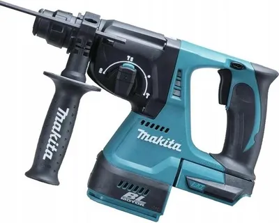 Produktbild von Makita DHR242Z, Schwarz, Blau, 2,4 cm, 1,3 cm, 2,7 cm, Akku, 18 V