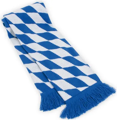 Produktbild von Bayern Strickschal Schal  Volksfest Bayernparty Weiß Blau 140 cm