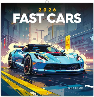Produktbild von Notique Broschürenkalender Fantastische Autos 2026, 30 x 30 cm