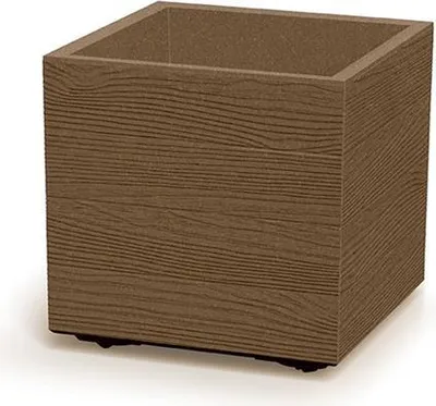 Zdjęcie produktu dla Květináč Prosperplast MADERA SQUARE eco wood 38,5 cm naturo