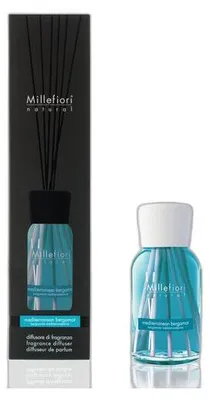 Obrázek produktu pro Millefiori Milano Difuzér s tyčinkami Mediterranean Bergamot 100 ml