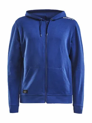 Produktbild von Craft Community Hoodie mit Zipper für Herren | Größe XXL | Cobalt | Hoodie mit Reißverschluss | Sweatjacke Herren mit Kapuze | Kapuzenpullover | Sweatshirt | Mikrofaser-Baumwolle-Mix