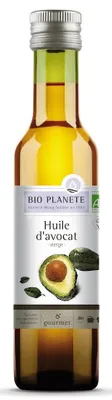 OLEJ Z MIĄŻSZU AWOKADO TŁOCZONY NA ZIMNO BIO 250 ml - BIO PLANETE
