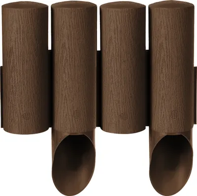 Produktbild von Gartenpallisade 4 Standard Braun 2,30 m