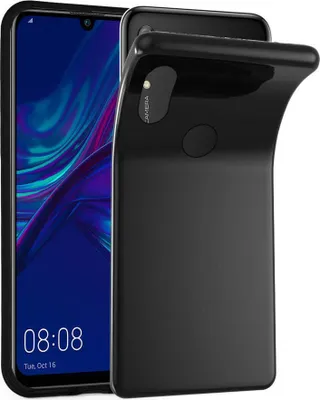 Produktbild von Cadorabo Hülle für Honor 10 LITE / Huawei P SMART 2019 Schutz Hülle in Schwarz Schutzhülle TPU Silikon Cover Etui Case