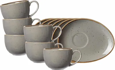 Produktbild von Ritzenhoff & Breker Taste Kaffeetasse mit Untertasse 200 ml 6er Set