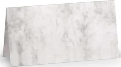 Produktbild von Tischkarten Paperado 100 x 100 Grau Marmora