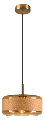 Produktbild von SLV 1007599 PANTILO ROPE 27, Pendelleuchte, 250cm, E27, 15W, gold
