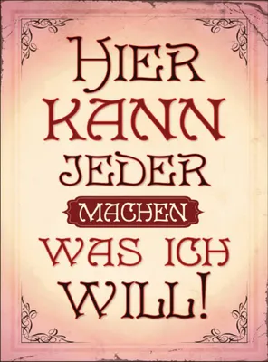 Produktbild von vianmo Holzschild 40x30 cm kann jeder machen was will