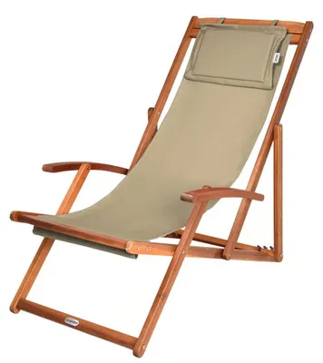 Immagine prodotto di Sedia a sdraio da giardino SIENA, 65x87x102cm, beige