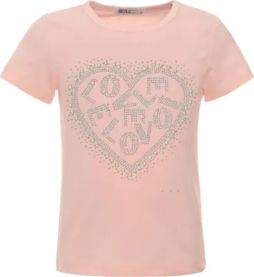 Produktbild von BEZLIT Mädchen Sommer Shirt mit Kunst-Perlen und Glitzersteinchen Rosa 98
