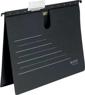 Productafbeelding van LEITZ 19200095 10: LEITZ hangmap ALPHA®, gerecycled karton, zwart